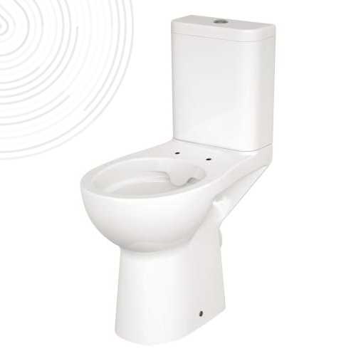 Pack WC PMR sans bride 3/6L - Sans abattant - Réservoir blanc 3/6L - ROLF