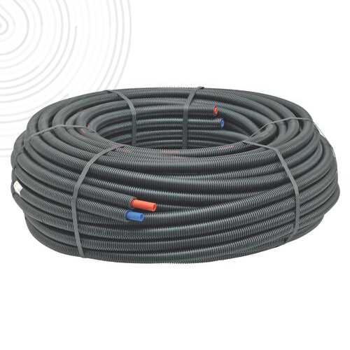 Tube PER gainé duo - Ø10/12 mm - Couronne 50m