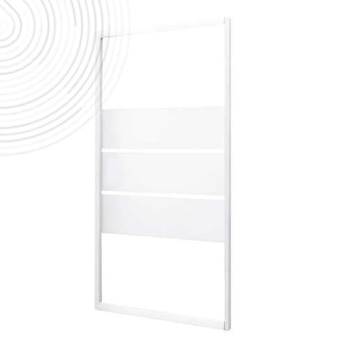 Retour fixe angle AUMEA 80 cm blanc