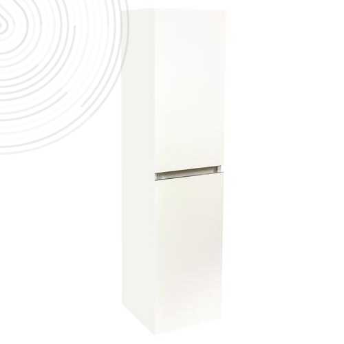 Colonne suspendu OSLO - 30cm - laqué blanc brillant - 2 portes