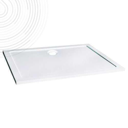 Receveur BULL - 90 x 120 cm - SMC - Blanc - Extra-plat