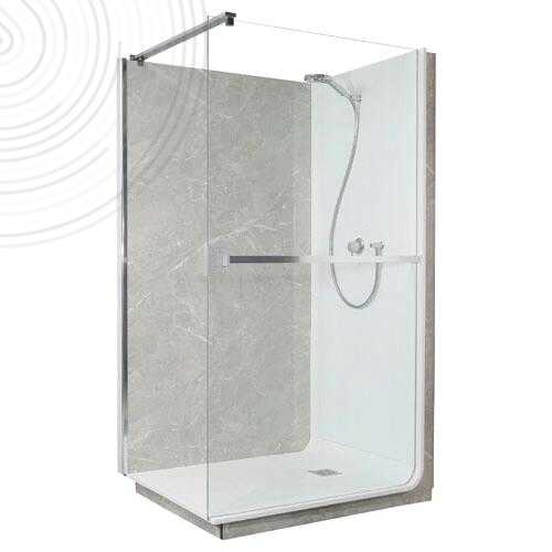 DOUCHE A LA FRANCAISE 140x090CM ORIGINALE ELMER - MARBRE