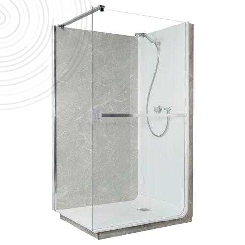 DOUCHE A LA FRANCAISE 150x090CM ORIGINALE ELMER - MARBRE